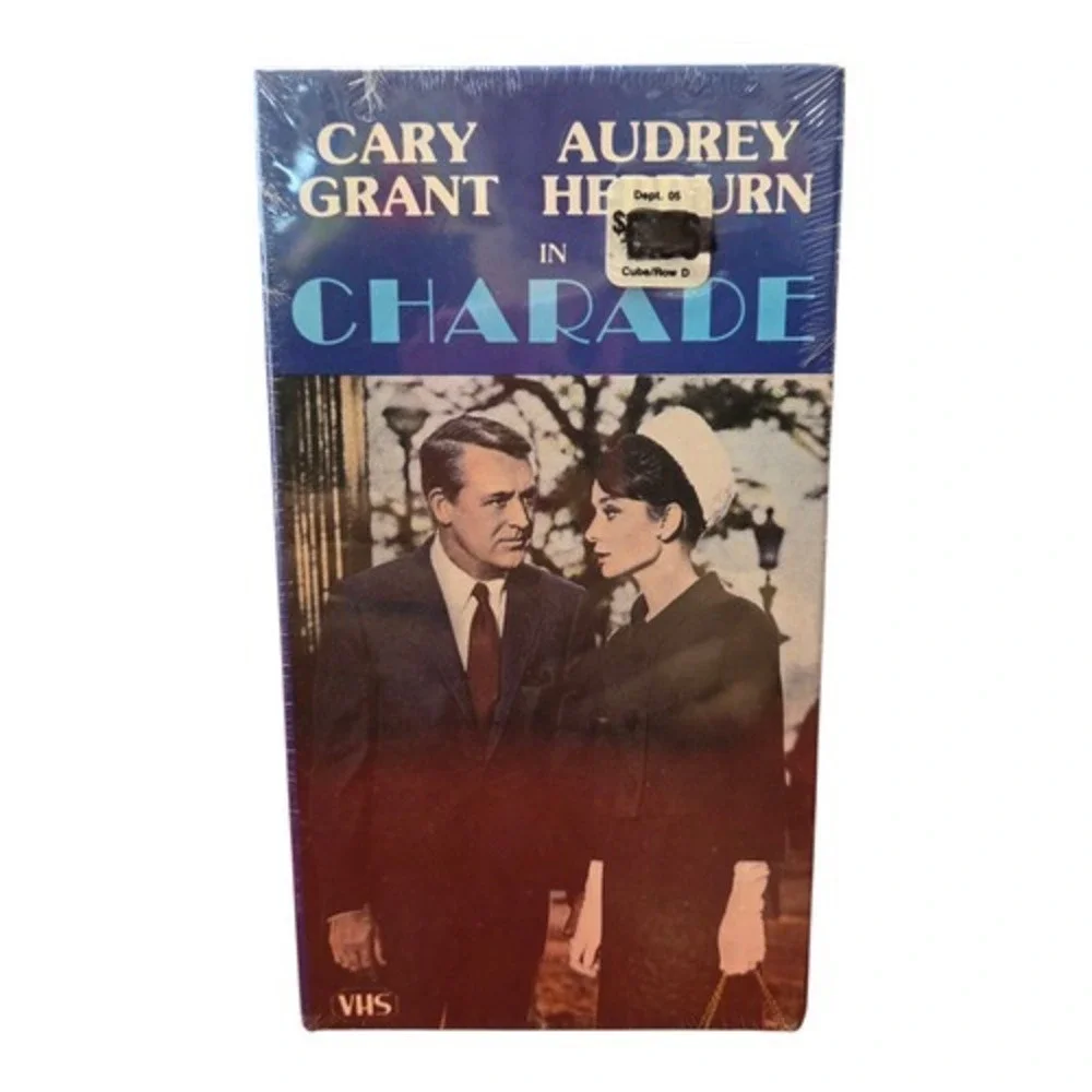 1985 Goodtimes Video VHS Charade 1963 Movie Audry Hepburn Cary Grant - Sealed